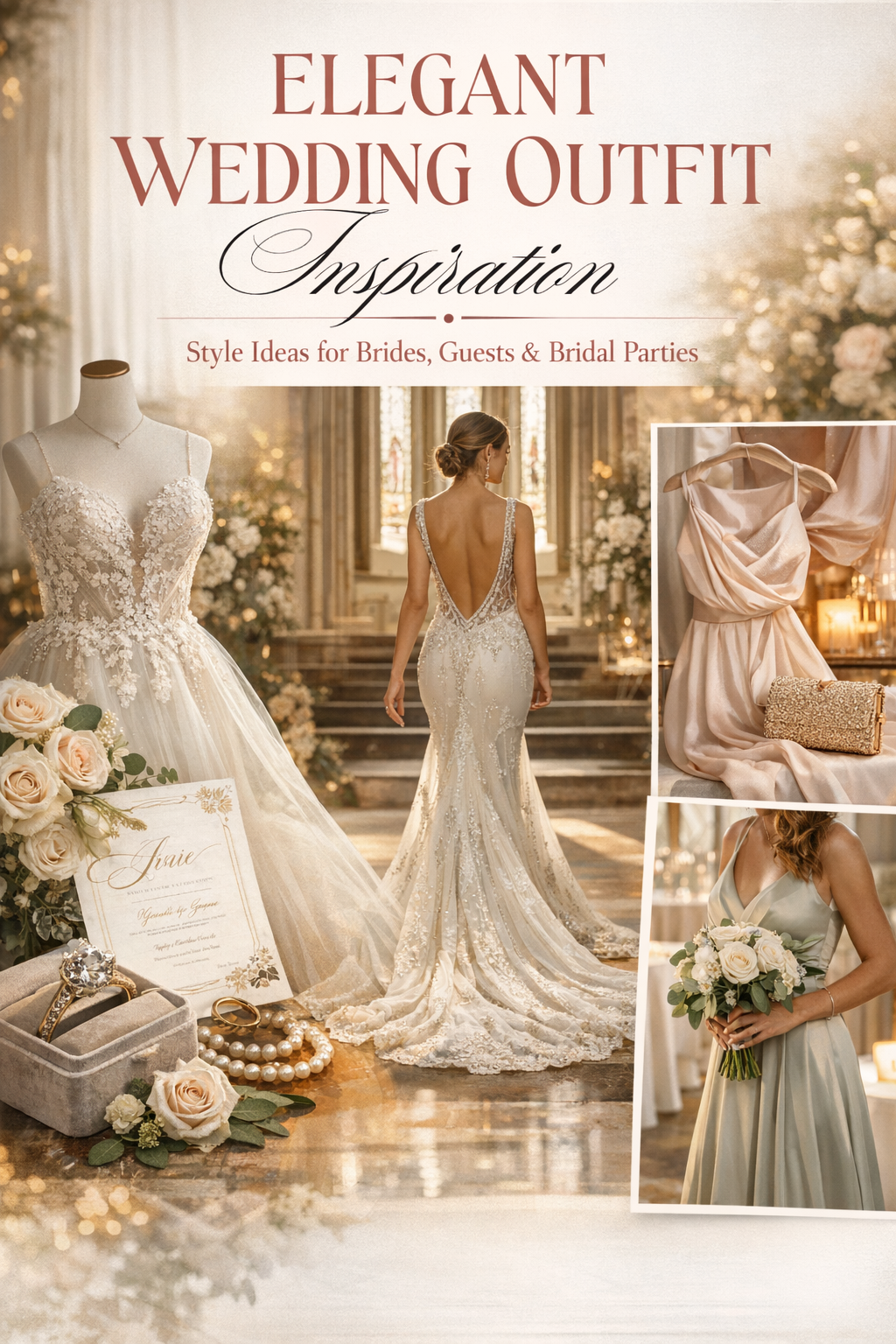 Wedding Outfit Ideas Inspiration for Brides, Guests and Elegant Wedding Celebrations