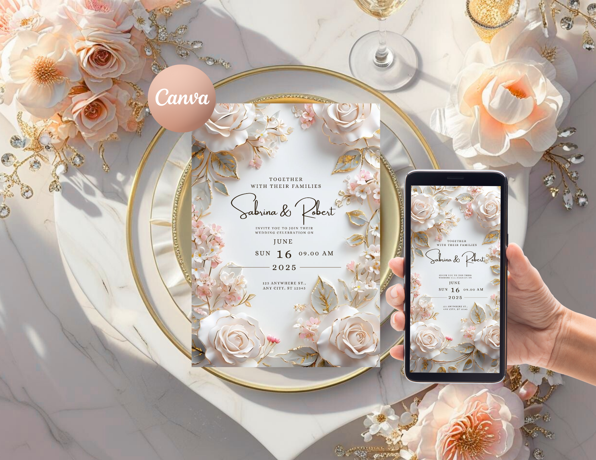 The Romantic Blush & Gold Wedding Theme: A Timeless and Elegant Celebration